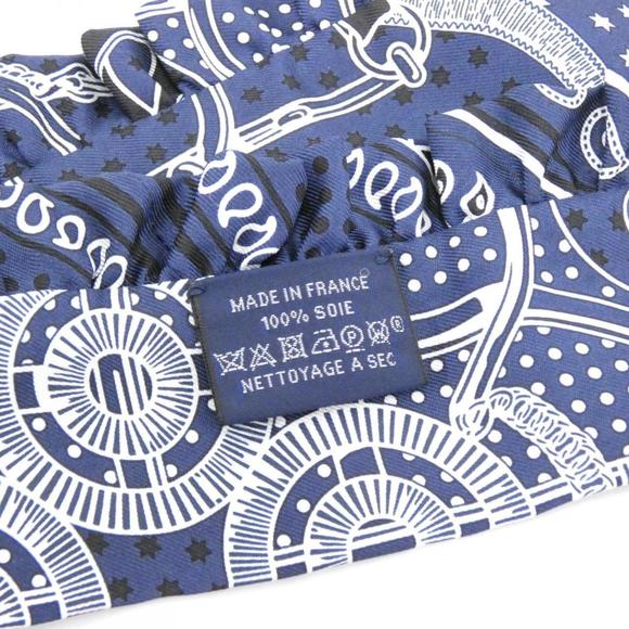 HERMES EPERON D'OR BANDANA Twilly Ruffle Scarf 852978S - Picture 3 of 3